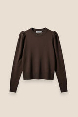 JERSEY HOMBROS ABULLONADOS MARRÓN - ONCE28