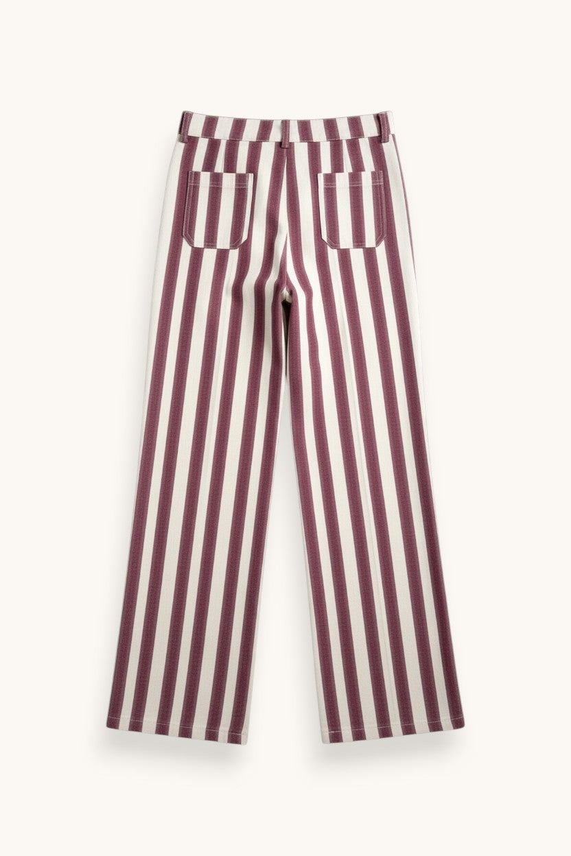 PANTALÓN RECTO RAYAS VERTICALES