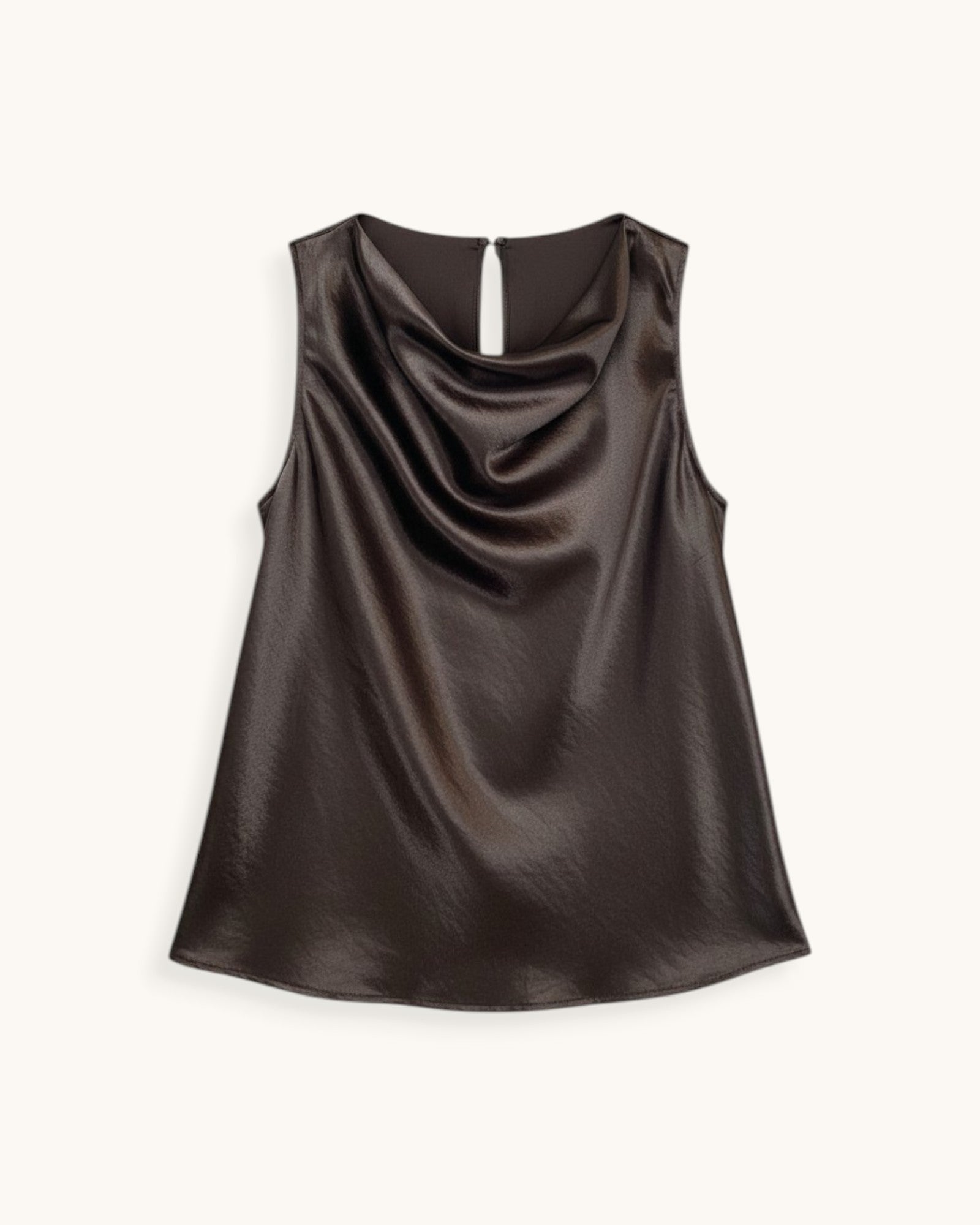 TOP RASO MARRÓN - ONCE28