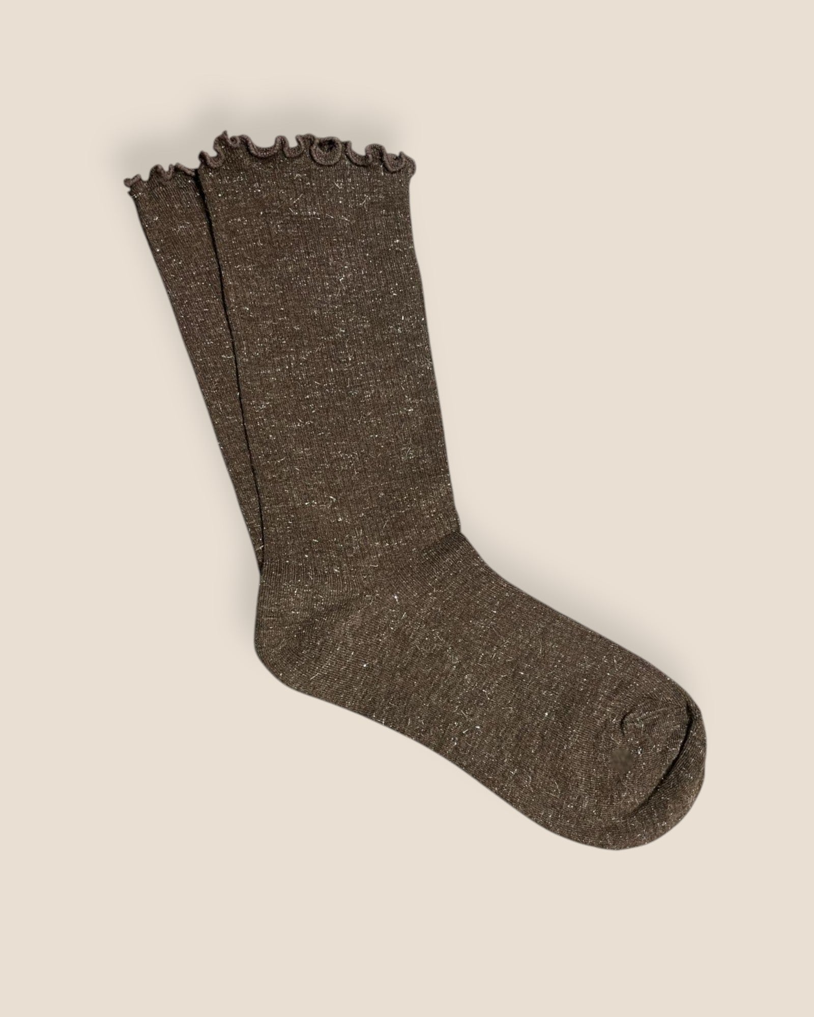 CALCETINES BRILLI MARRÓN - ONCE28