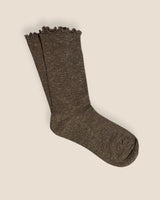 CALCETINES BRILLI MARRÓN - ONCE28