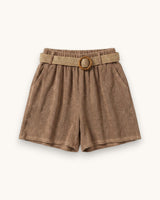 SHORT CINTURÓN MARRÓN - ONCE28