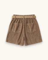 SHORT CINTURÓN MARRÓN - ONCE28
