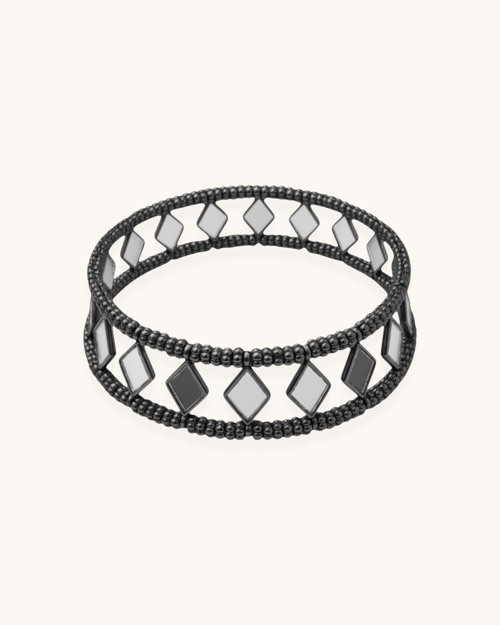 CHOKER GRIS OSCURO