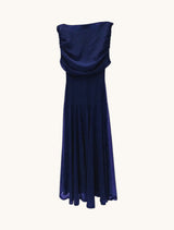 VESTIDO GASA AZUL - ONCE28