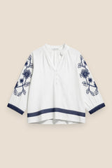 BLUSA BORDADA BLANCA - ONCE28