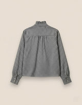 BLUSA VICHY MINI MARRÓN - ONCE28