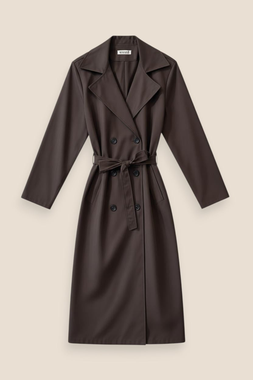 GABARDINA LARGA MARRÓN - ONCE28