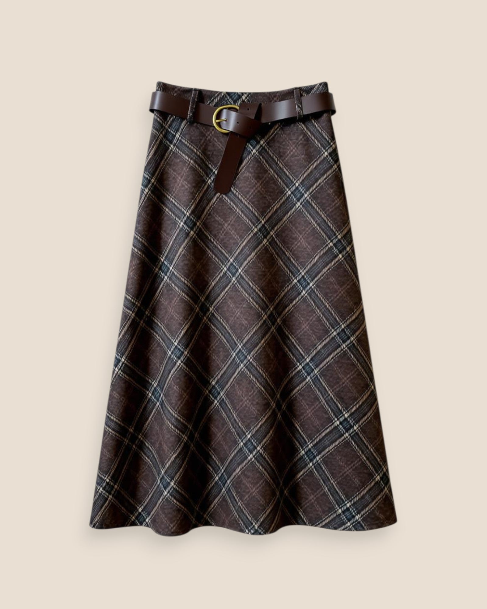 FALDA CINTURÓN CUADROS - ONCE28