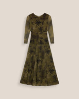 VESTIDO FLORES VERDE - ONCE28